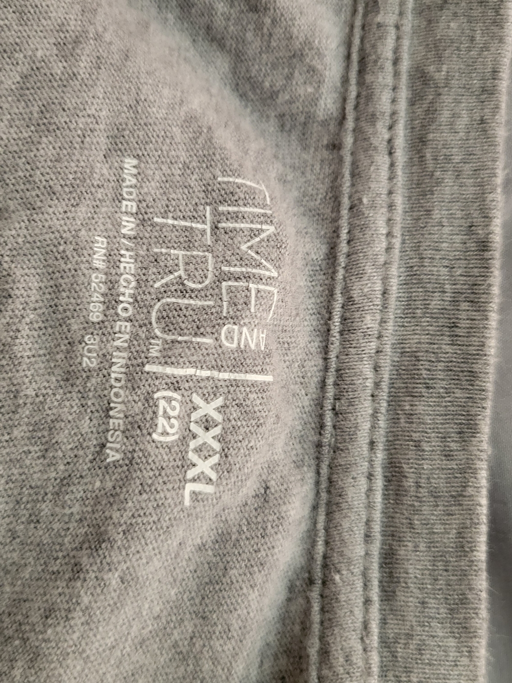 Time and Tru Heather Gray Cotton Tshirt Dress - Picture 2 of 3